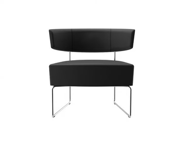 TAURO BU4203 - Sled base upholstered easy chair by Andreu World - view 3